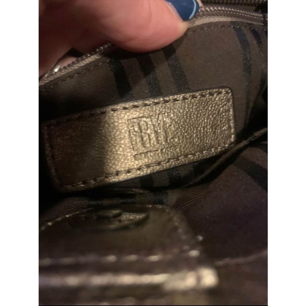 Frye Melissa Mini Metallic Leather Crossbody Tote Bag - Picture 4 of 4